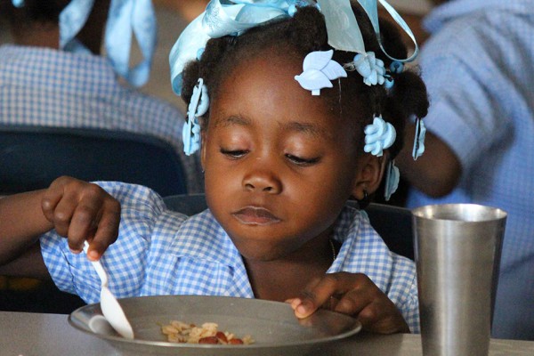 Little Girl Eating