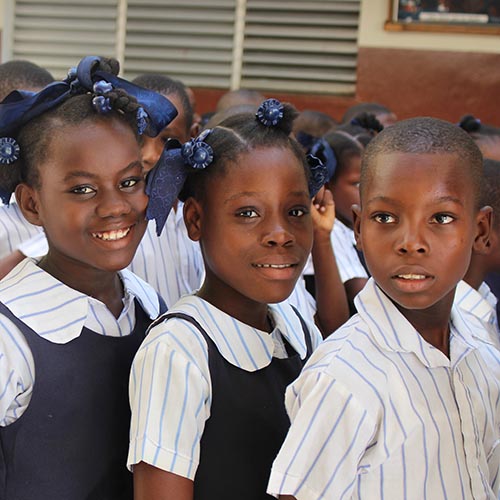 Three Children Smiling