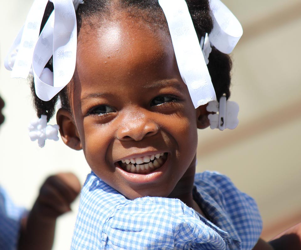 Preschool Girl Smiling