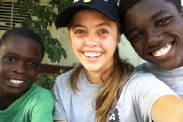 Three smiling kids